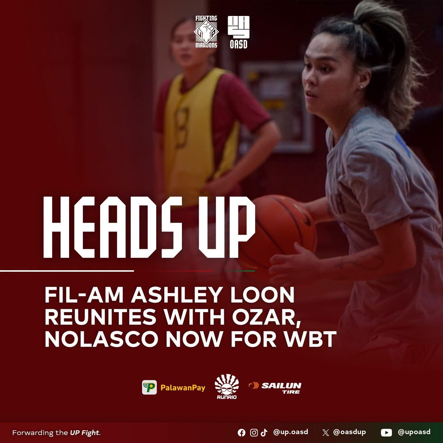 Fil-Am Ashley Loon reunites with Ozar, Nolasco now for WBT