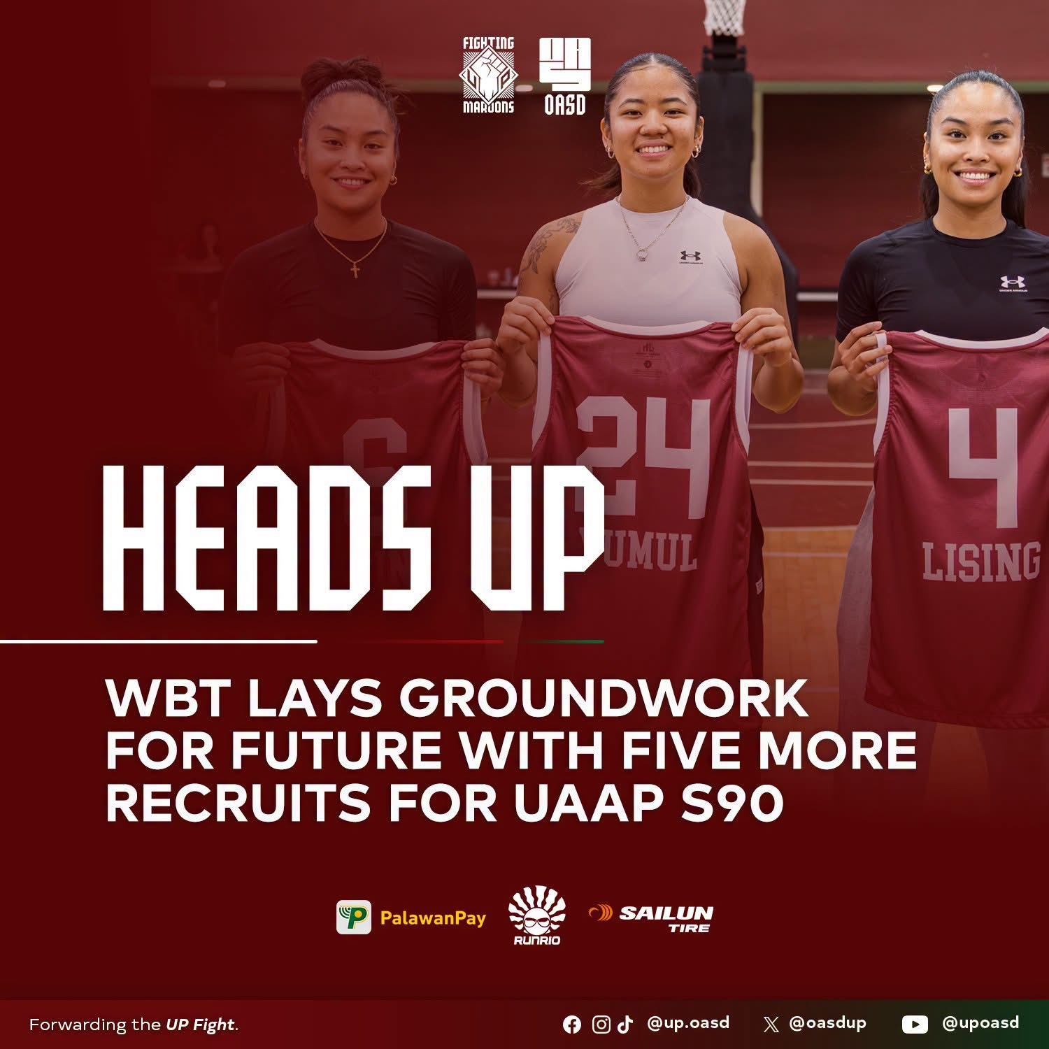 WBT lays groundwork for future with five more recruits for UAAP Season 90